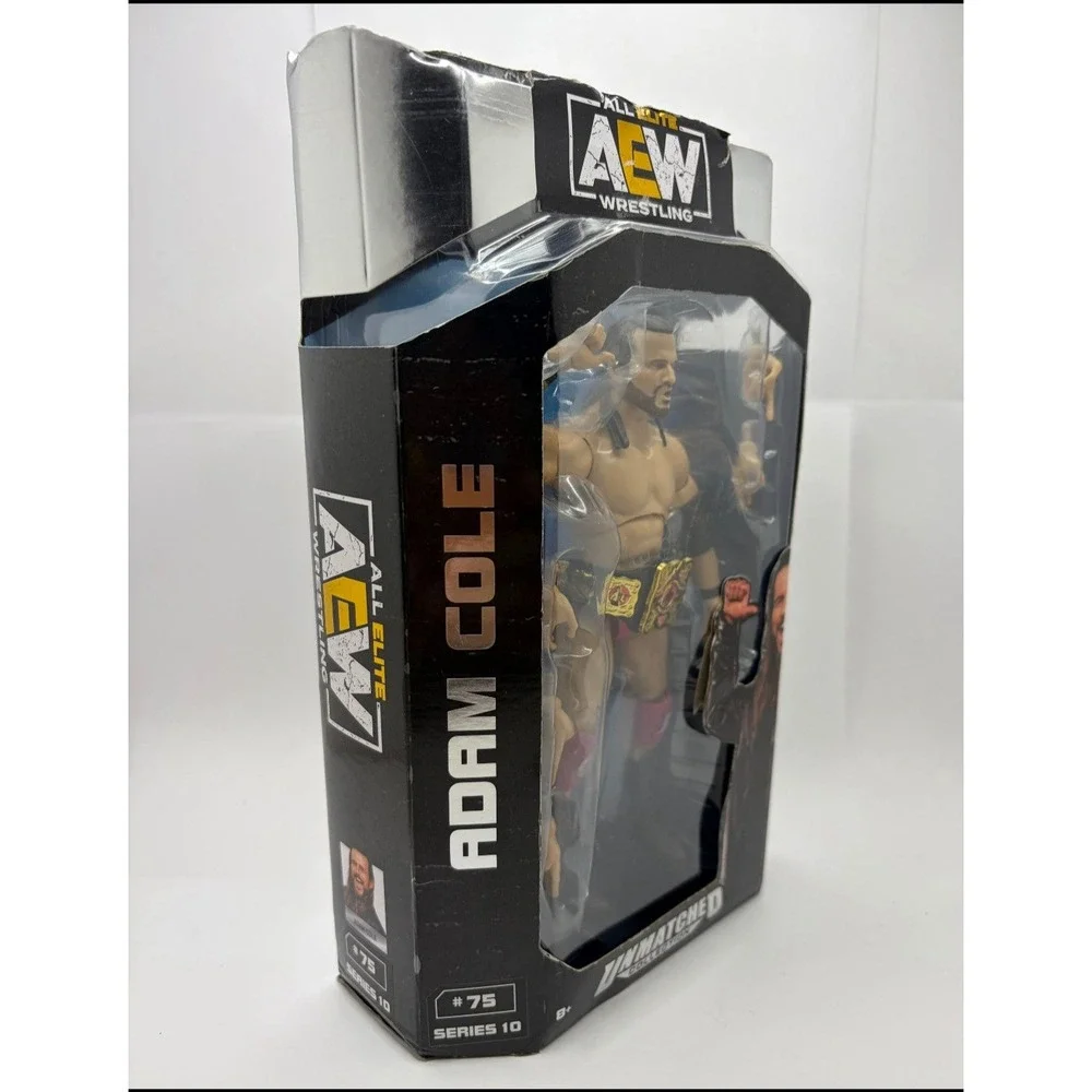 AEW Unmatched Series 10 Adam Cole Action Figure #75 Jazwares Wrestling Toy